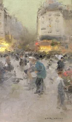 Eine Pariser Straßenszene